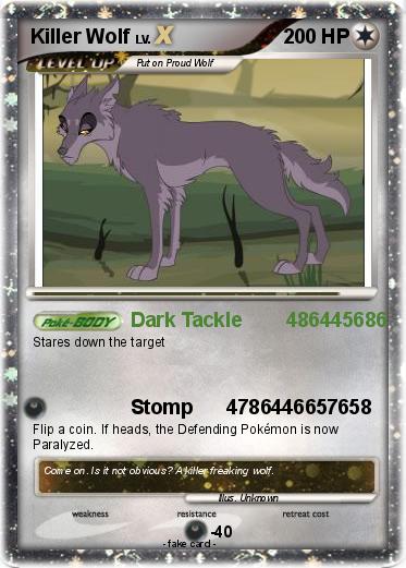 Pokemon Killer Wolf