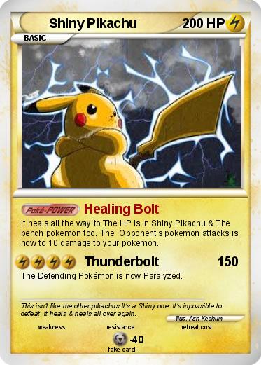 Pokemon Shiny Pikachu