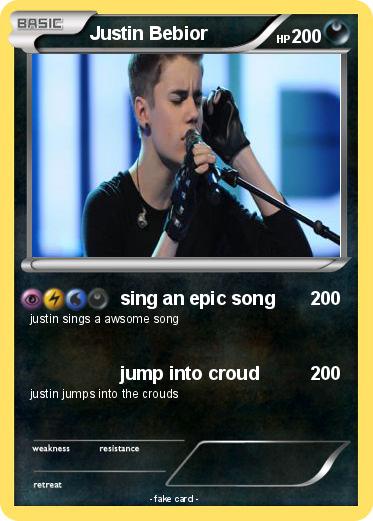 Pokemon Justin Bebior