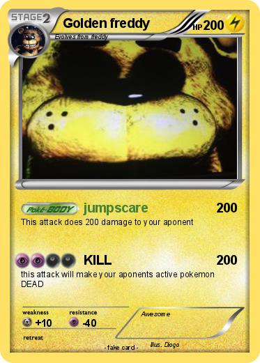 Pokemon Golden freddy