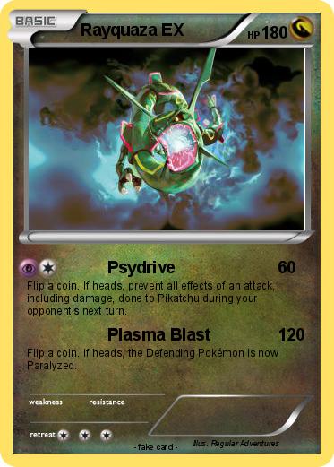 Pokemon Rayquaza EX