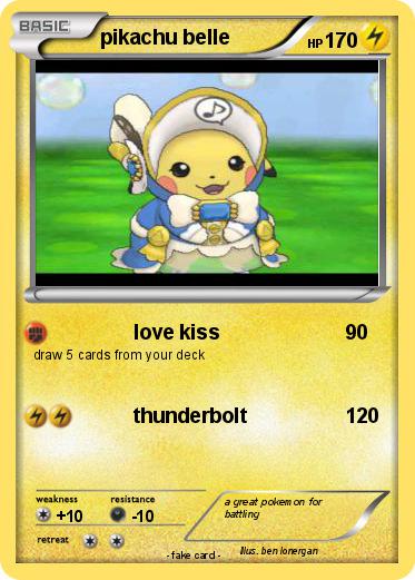 Pokemon pikachu belle
