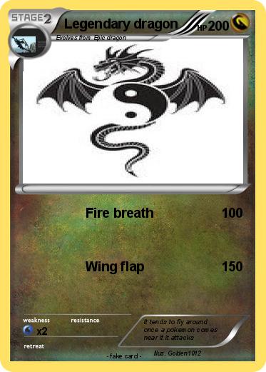 Pokemon Legendary dragon