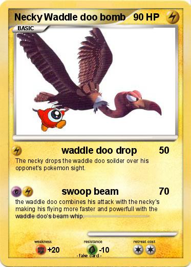 Pokemon Necky Waddle doo bomb