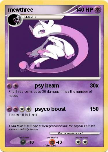 Pokemon mewthree