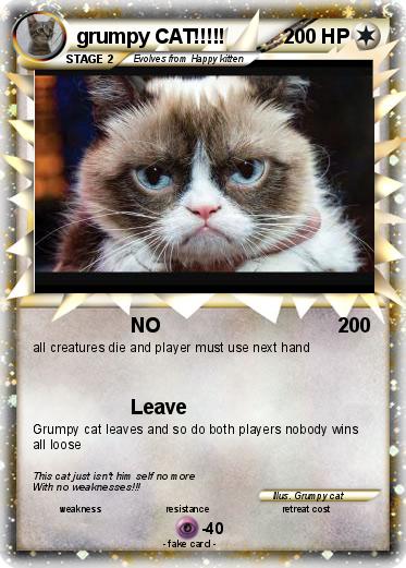 Pokemon grumpy CAT!!!!!