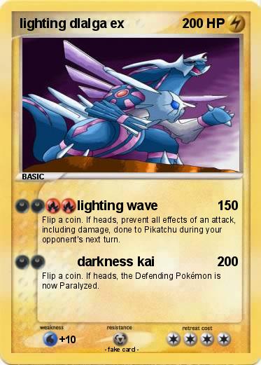 Pokemon lighting dlalga ex