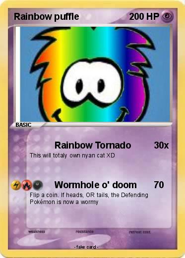Pokemon Rainbow puffle