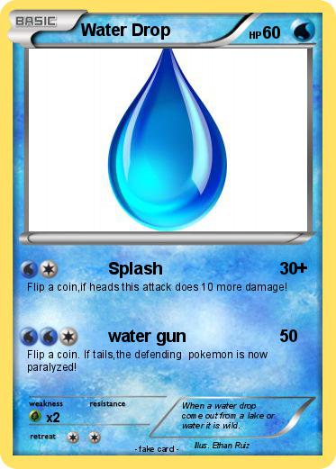 Pokemon Water Drop