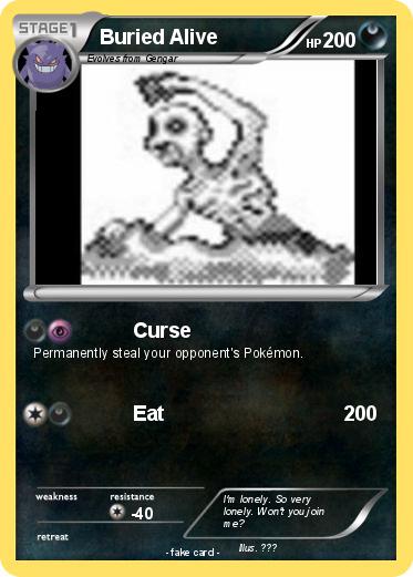 Pokemon Buried Alive