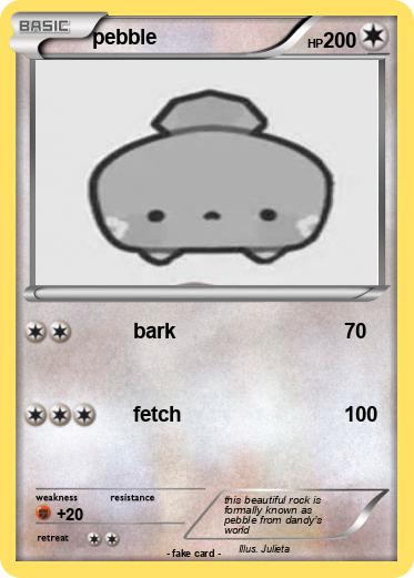 Pokemon pebble