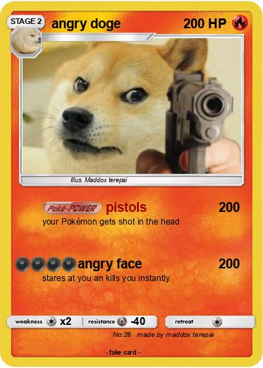 Pokemon angry doge