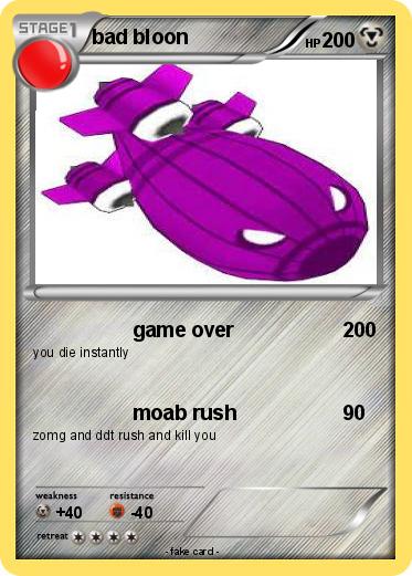 Pokemon bad bloon