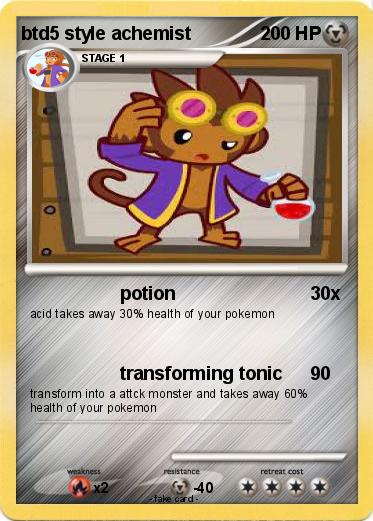 Pokemon btd5 style achemist