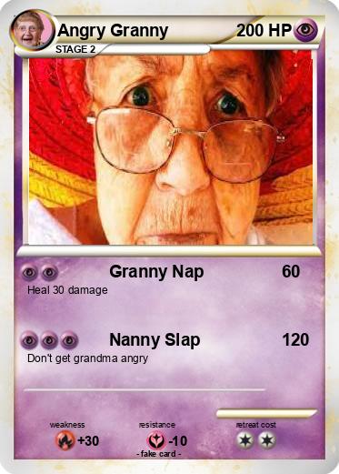 Pokemon Angry Granny