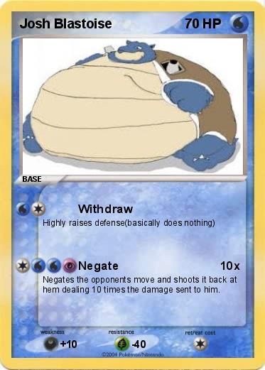 Pokemon Josh Blastoise