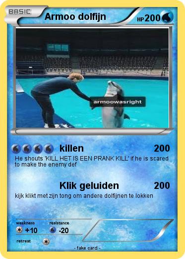 Pokemon Armoo dolfijn