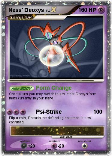 Pokemon Ness' Deoxys