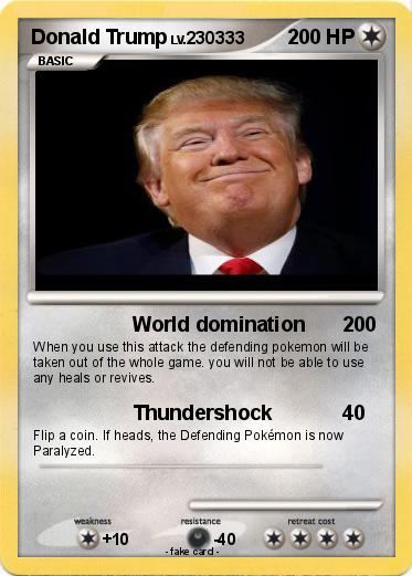 Pokemon Donald Trump