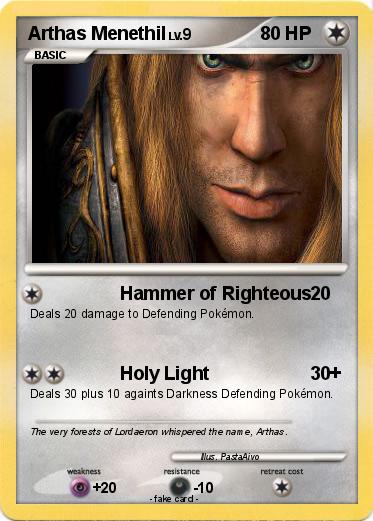 Pokemon Arthas Menethil