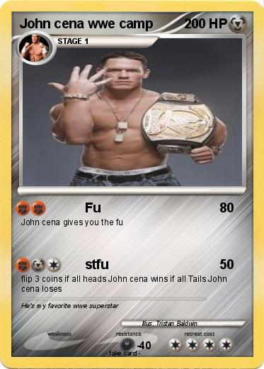 Pokemon John cena wwe camp