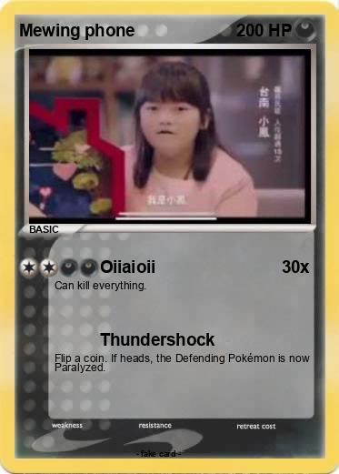 Pokemon Mewing phone