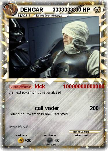 Pokemon DENGAR      33333333