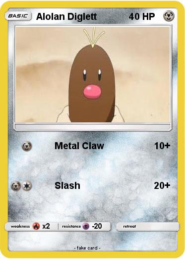Pokemon Alolan Diglett