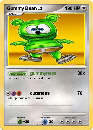 Pokemon Gummy Bear