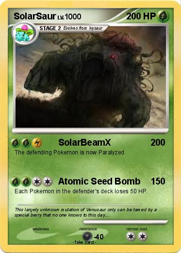 Pokemon SolarSaur