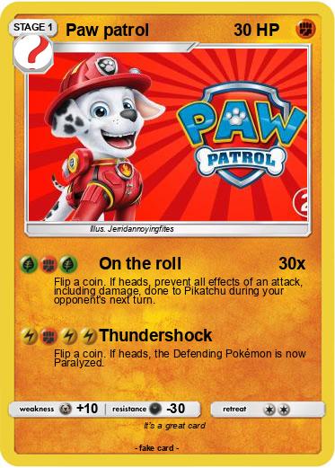 Pokemon Paw patrol