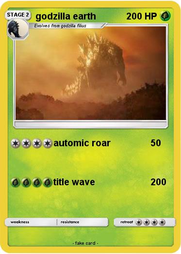 Pokemon godzilla earth