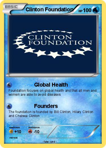 Pokemon Clinton Foundation