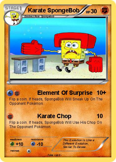 Pokemon Karate SpongeBob