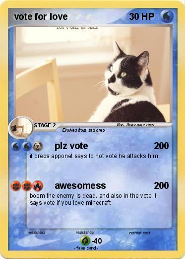 Pokemon vote for love