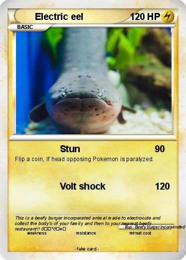 Pokemon Electric eel
