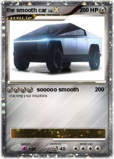 Pokemon the smooth car