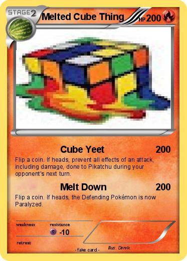 Pokemon Melted Cube Thing