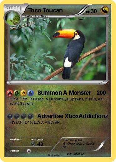 Pokemon Toco Toucan
