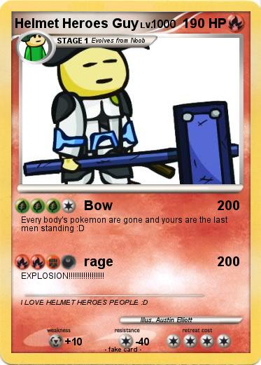 Pokemon Helmet Heroes Guy