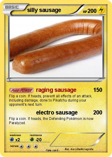 Pokemon silly sausage