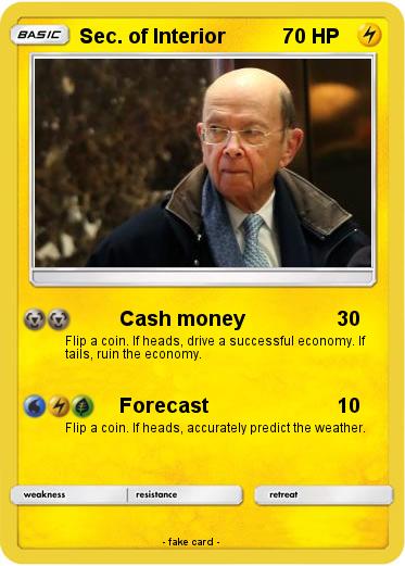 Pokemon Sec. of Interior