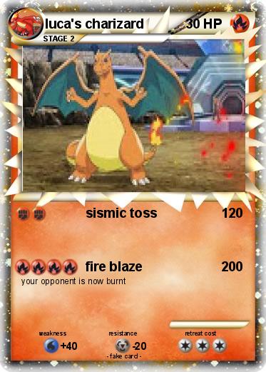 Pokemon luca's charizard