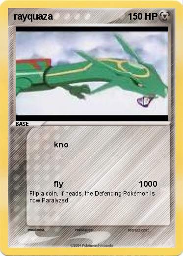 Pokemon rayquaza 