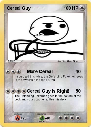 Pokemon Cereal Guy