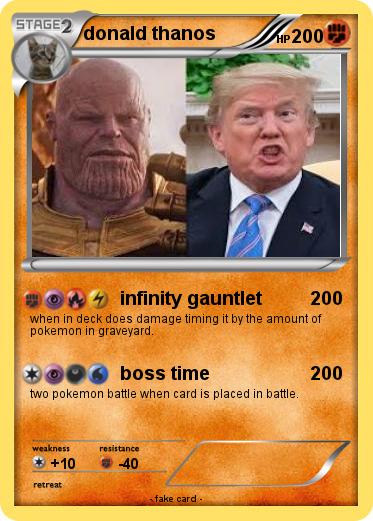 Pokemon donald thanos