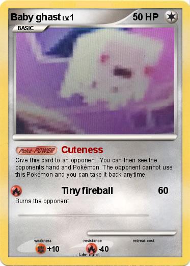 Pokemon Baby ghast