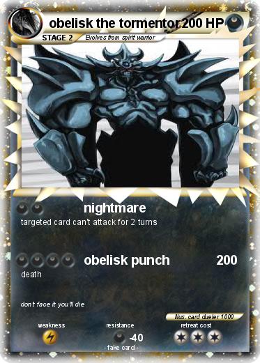 Pokemon obelisk the tormentor