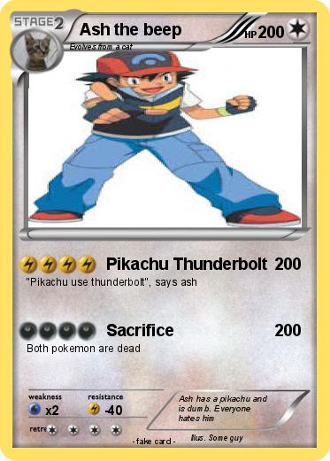 Pokemon Ash the beep