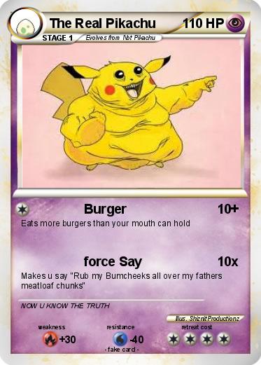 Pokemon The Real Pikachu